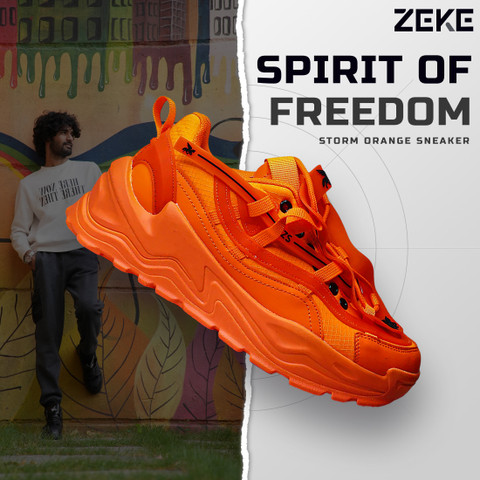 ZEKE Storm Neon Unisex Sneakers For Men - Buy ZEKE Storm Neon