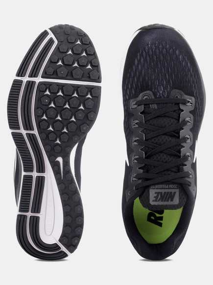 NIKE AIR ZOOM PEGASUS 34 Running Shoes For Men - Buy BLACK/WHITE