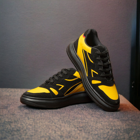 corsac Ignite yellow and black casual Casuals For Men - Buy corsac