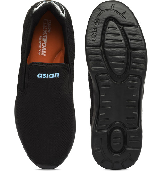 asian Superwalk-14 Black Gym,Sports,Casual, Stylish With Extra