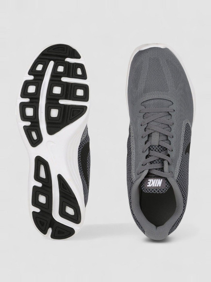 nike men grey running revolution 3 shoes