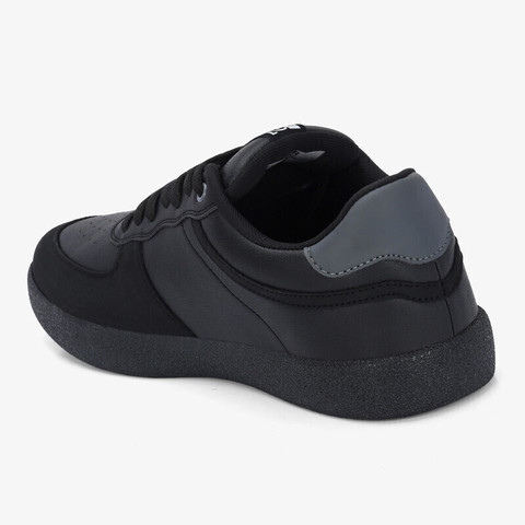 Spykar KLAUS MEN BLACK URBAN LACE UP SNEAKER Sneakers For Men