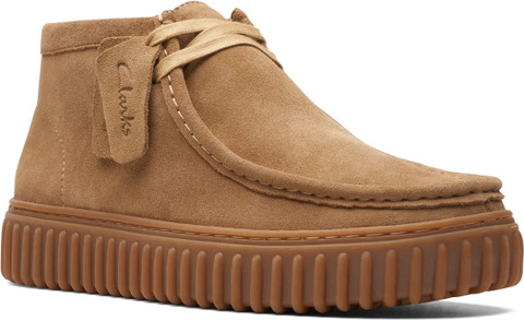 CLARKS Clarks Torhill Hi Dark Sand Suede For Men - Buy CLARKS
