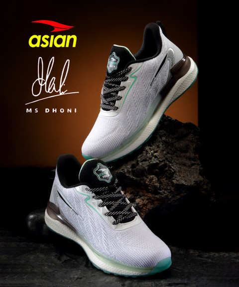 asian Ultracore-01 White Gym, Sports, Jogging,Ultra Bounce Stylish