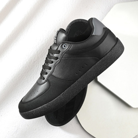 Spykar KLAUS MEN BLACK URBAN LACE UP SNEAKER Sneakers For Men