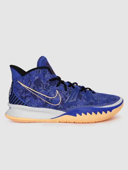 NIKE Men Blue KYRIE 7 EP Mid-Top Basketball Shoes Basketball Shoes