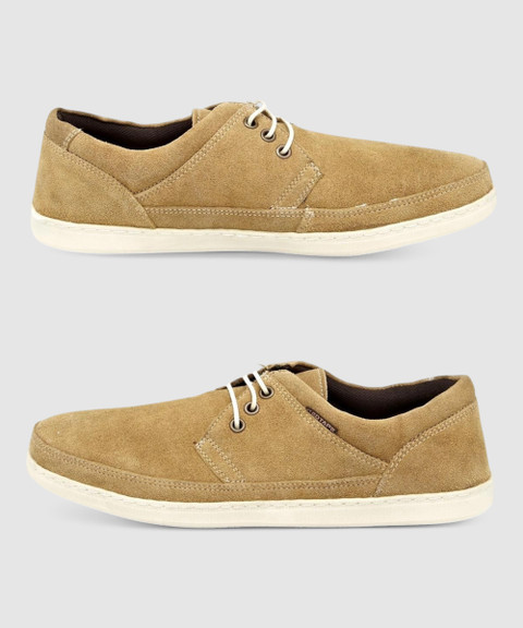 red tape brown casual shoes