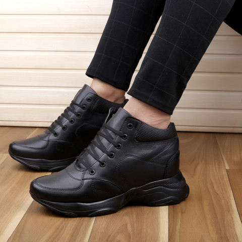 fasczo men black mens boots casual