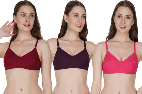 Nagina Women Full Coverage Non Padded Bra - Buy Nagina Women