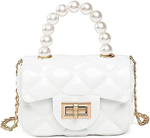 ANGELKIS White Hand-held Bag Angel Kiss Mini Purse sling bag for