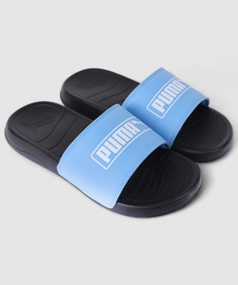puma slides blue
