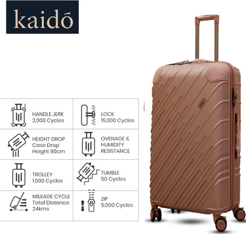 Kaido Sapporo Check-in Suitcase 8 Wheels with stopper - 24 inch