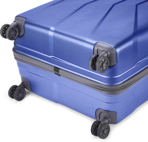 VIP NEPTUNE STROLLY 80 360° MET.NAVYBLU Check-in Suitcase 8 Wheels
