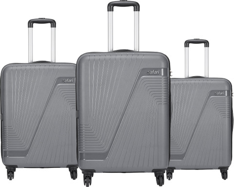 SAFARI ZION 7.5 Years Warranty 8W Luggage Set of 3 Trolley Bags