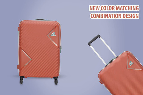 Kamiliant by American Tourister Zakk 65cm Orange Hard Luggage With