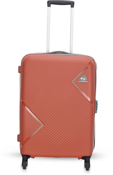 Kamiliant by American Tourister Zakk 65cm Orange Hard Luggage With
