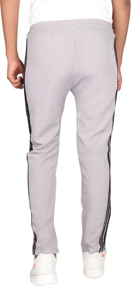 Chicago Bulls Striped Men Grey Track Pants - Buy Chicago Bulls