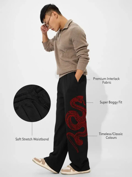 xpecto style Printed Men Black Track Pants - Buy xpecto style