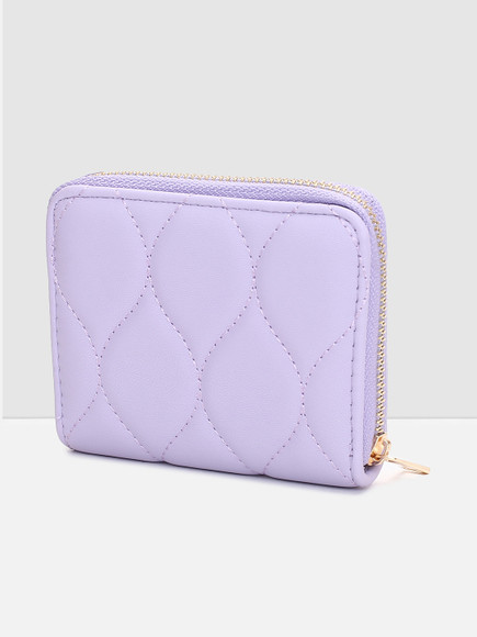 MAX Women Purple Artificial Leather Wallet LAVENDER - Price