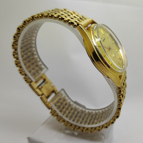 FABPLUS HMT Para Shock 17 JEWELS Golden Vintage Refurnished