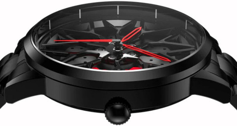 Wheel Rotation Watch SHEEEN Spinning car wheel rotating gyro wrist watch Car wheel watch ...
