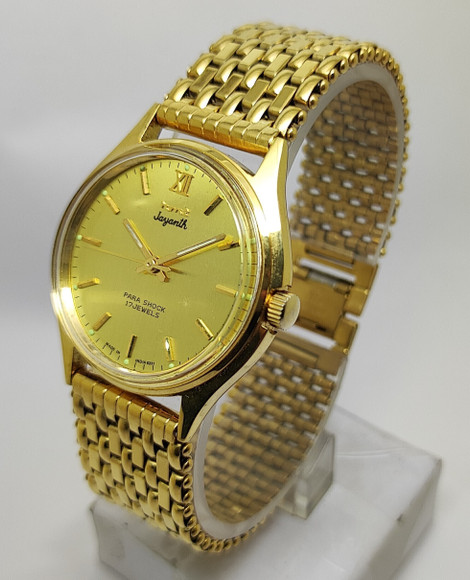 FABPLUS HMT Para Shock 17 JEWELS Golden Vintage Refurnished