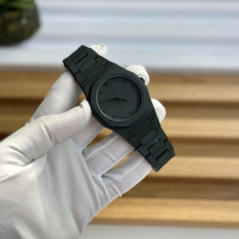 homt Aura Arabic Numerals Matte Black Minimalist Analog Watch homt Aura Arabic Numerals Matte Black Minimalist Analog Watch