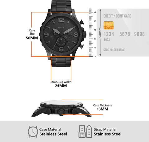 FOSSIL Nate Nate Analog Watch - For Men - Buy FOSSIL Nate Nate