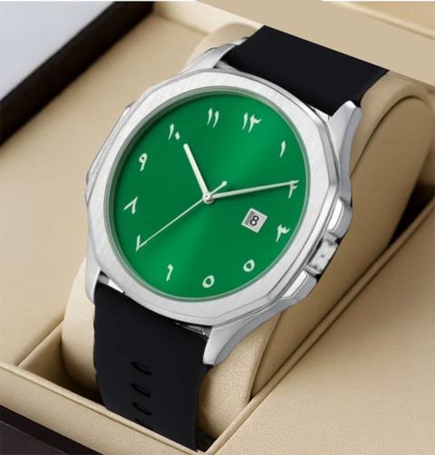 Zivaal Arabic numerals Green dial Watch dubai collection Analog