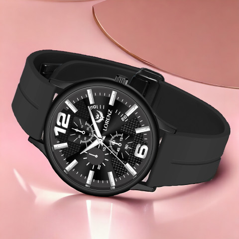 LORENZ MK-4080R Magnetic Lock Strap Watch Analog Watch - For Men