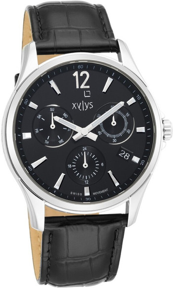 ୨୧さん専用 XYLYS Classic Xylys SwiStainless Steel Multifunction Black Dial