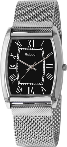 S♥ Reboot 126 Zed Black Roman Figure Dial with Stainless Steel Self