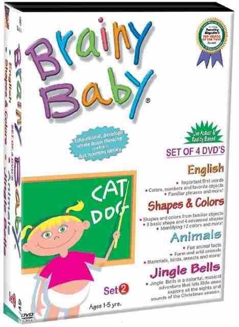Brainy Baby ( Set Of 4 DVD's ) Vol -2 Price in India - Buy Brainy