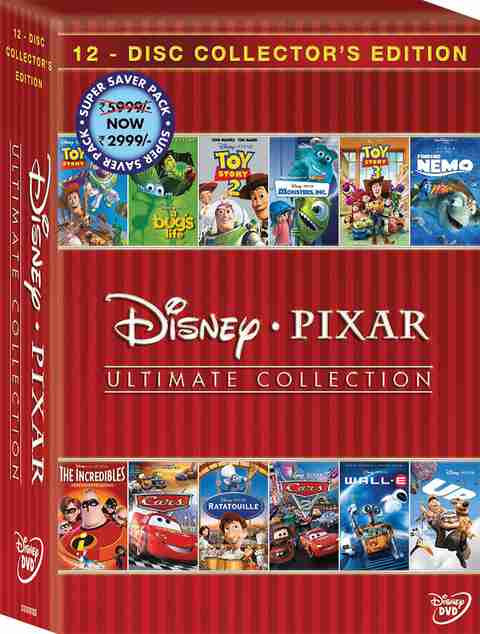 Disney Pixar: Ultimate Collection 12 Movies Price in India - Buy