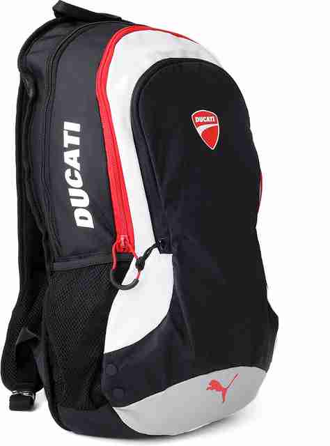 PUMA DUCATI バックパック PUMA Ducati Laptop Backpack Black, Grey and White - Price in India