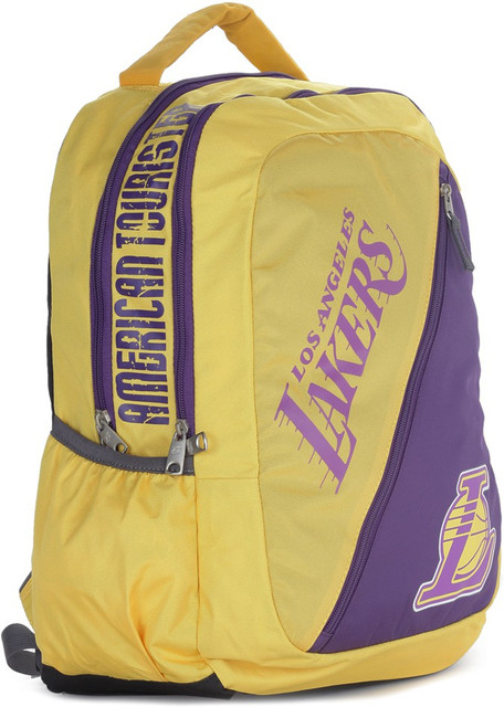 AMERICAN TOURISTER Hooper Nba La Lakers Backpack Yellow Price in - Main Image