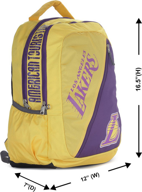 AMERICAN TOURISTER Hooper Nba La Lakers Backpack Yellow Price in