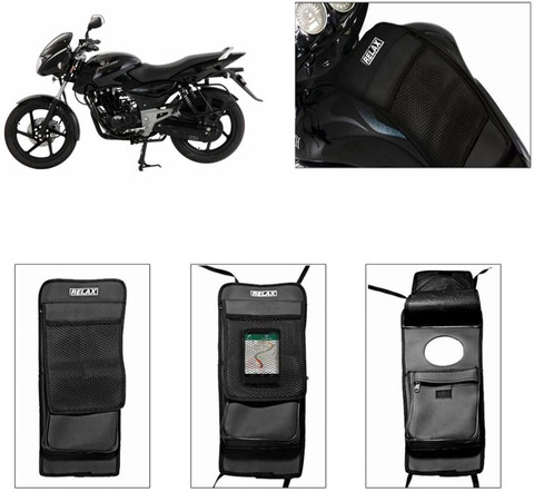 CapeShoppers CS001678 Strap Bajaj Pulsar 150 DTS-i Bike Tank Cover