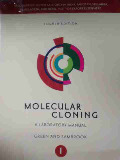 Molecular Cloning - A Laboratory Manual 4th Edition: Buy Molecular