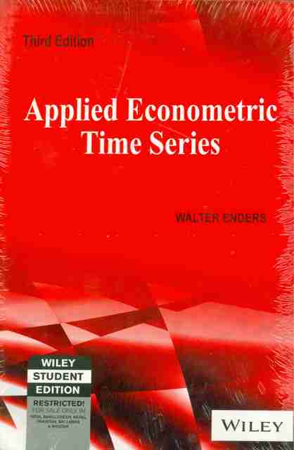 Applied Econometric Time Series: Buy Applied Econometric Time