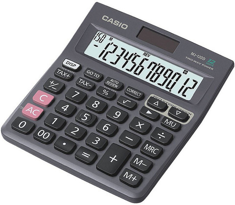 CASIO MJ-120D Desktop Basic Calculator