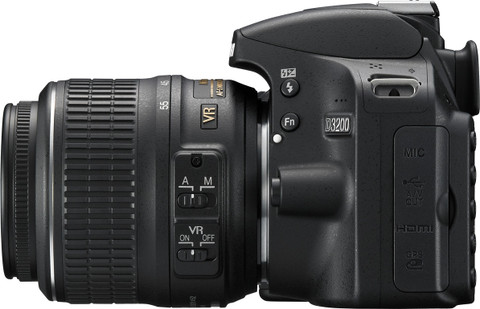 NIKON D3200 DSLR Camera (Body with AF-S 18-105 mm VR Lens) Price - Main Image