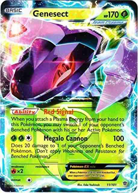 pokemon cards plasma - Hypnotoxic Laser (123) any damage done to this Pokmon by attacks is reduced by 20 (after applying Weakness and Resistance) POKEMON Plasma Blast 11/101 Genesect