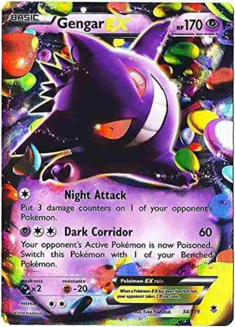 gengar pokemon card original Amazon.com: Gengar Holofoil - Fossil