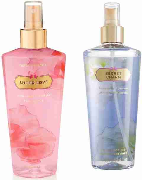 Victoria's Secret Fragrance Body Mist Set Sheer Love And Secret