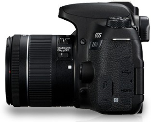 Canon EOS 77D DSLR Camera Body with Single Lens: EF-S18-55 IS STM