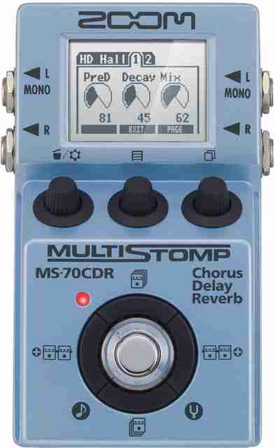 ZOOM ZOOM MS-70 CDR MultiStomp Chorus / Delay / Reverb Pedal