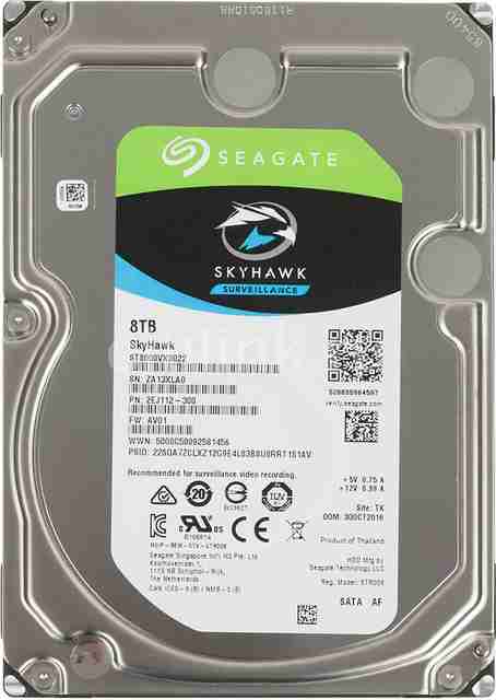 Seagate SkyHawk 8 TB Surveillance Systems SATA Internal Hard Disk