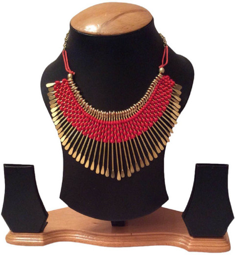 RENAISSANCE TRADERS Re172-Red Tilli Gold-plated, Copper Plated