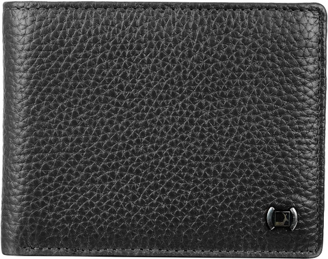 Da Milano Men Black Genuine Leather Wallet